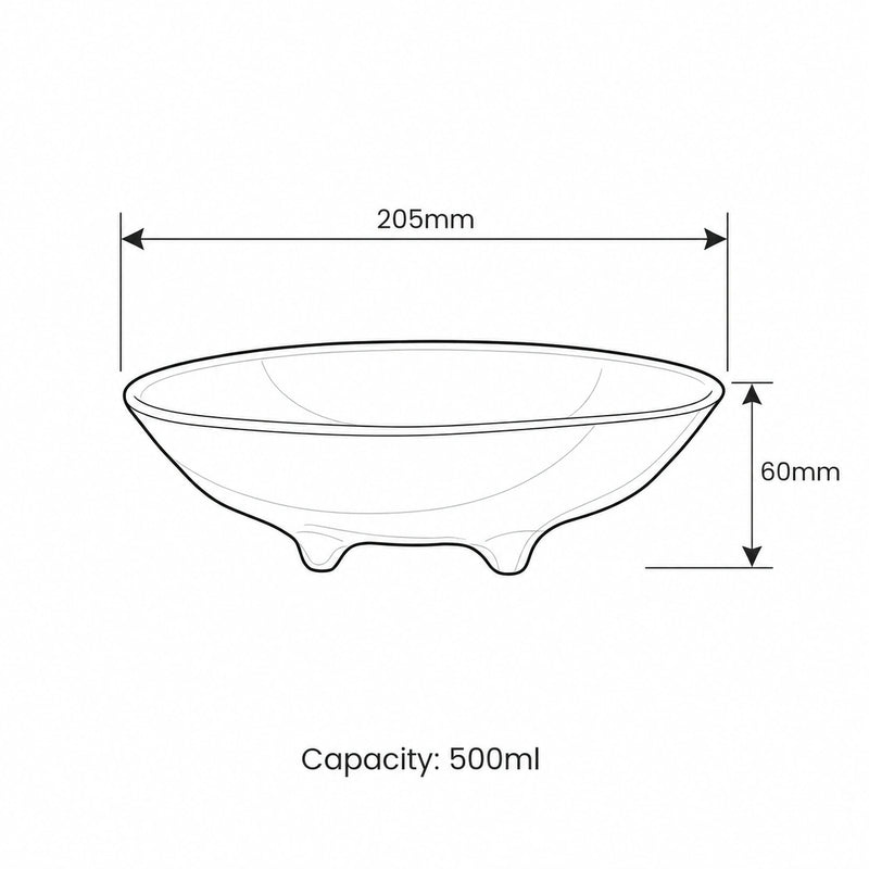 Rosalind Dinner Set dimension sketch