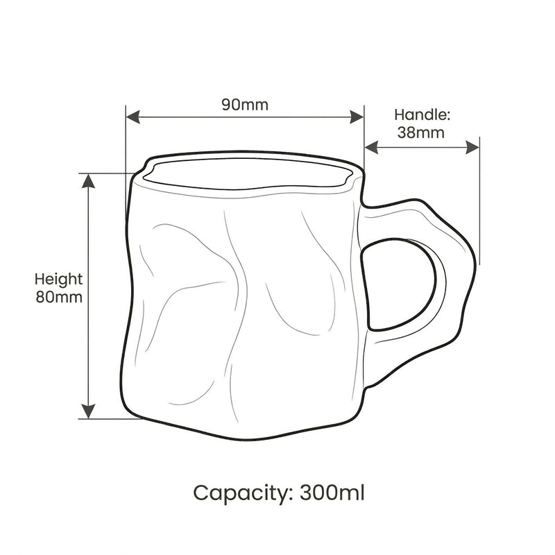 Whitby Mug dimension sketch