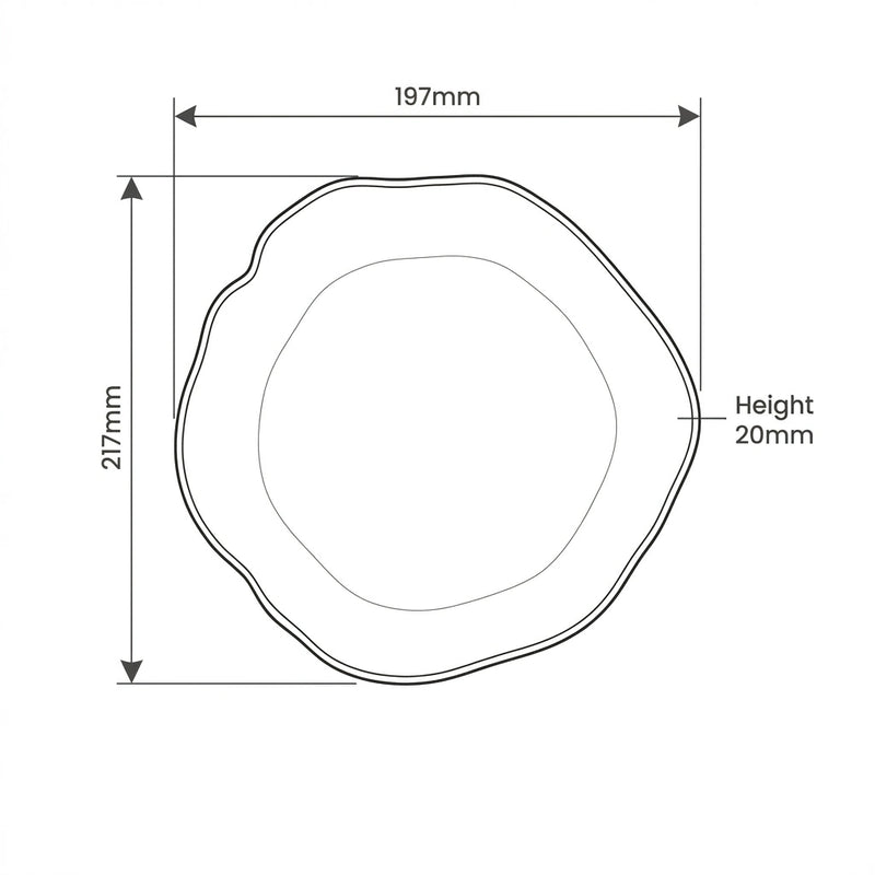 Dominic Plate dimension sketch